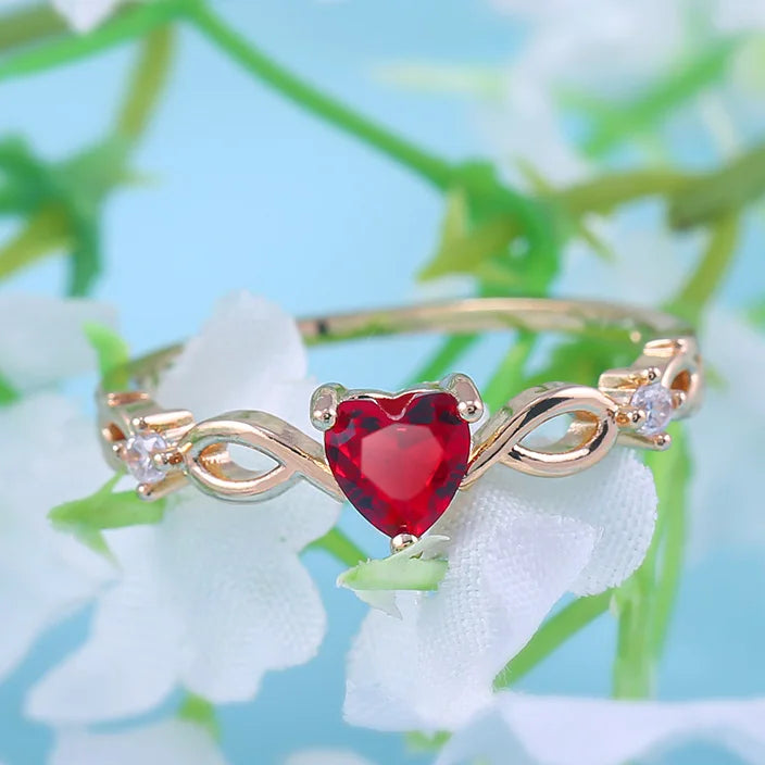 Simple Heart Ring - Image 2