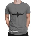 Unique Fisherman Kayak Fishing T-Shirt – Men’s Cotton Harajuku Style Tee
