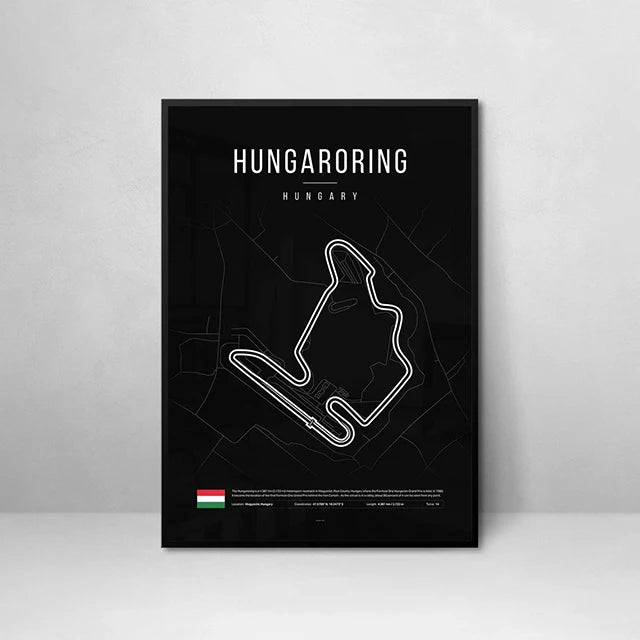 ROSHK F1 World Race Track Canvas Print – Modern Wall Art Poster for Racing Fans - Image 16