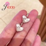Heart Shape Earrings for Women – S925 Sterling Silver Elegant Gift Jewelry