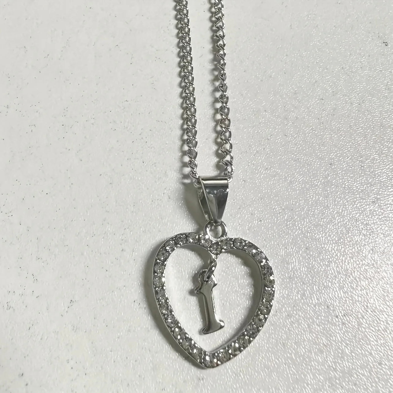 Bohemian Style Heart-Shaped Letter Pendant Necklace - Image 9