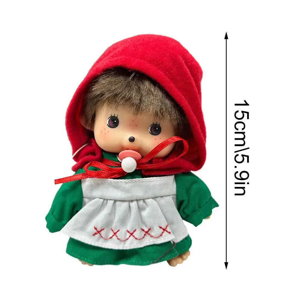 15cm Monkey Plush Doll – Cute Mochi-Style Toy & Bag Pendant for Kids, Couples & Birthday Gifts - Image 6