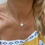 CCGOOD Miyuki Beaded Shell Flower Choker – Boho Beach Necklace for Women