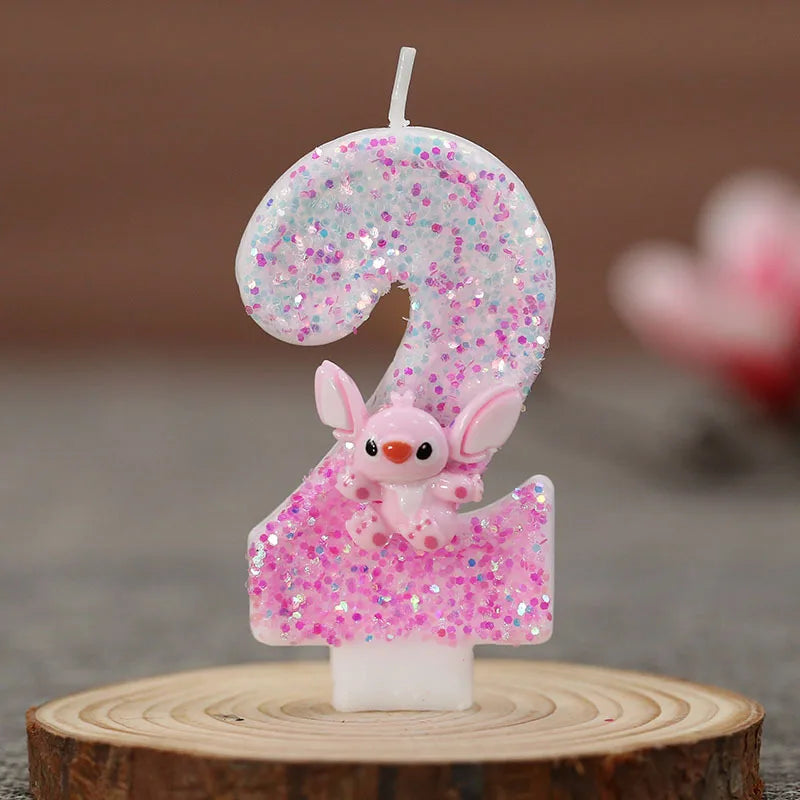 Disney Lilo & Stitch Digital Birthday Candle – Kawaii Stitch & Angel Party Decoration for Kids - Image 12