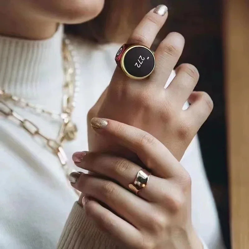 Smart Electronic Digital Finger Ring – Bluetooth Tally Counter with Vibration & Time Reminder - Image 5