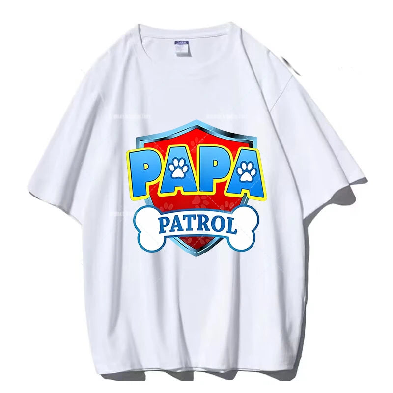 Paw Patrol Family T-Shirts – Matching Dad & Mom Cartoon Tees for Birthday Parties & Summer Outfits - Image 8