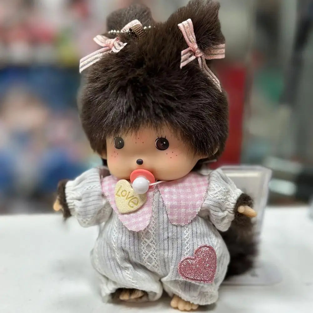 15cm Monkey Plush Doll – Cute Mochi-Style Toy & Bag Pendant for Kids, Couples & Birthday Gifts - Image 4