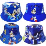 Sonic the Hedgehog Kids Fisherman Hat – Cute Anime Sunshade Cap for Boys & Girls
