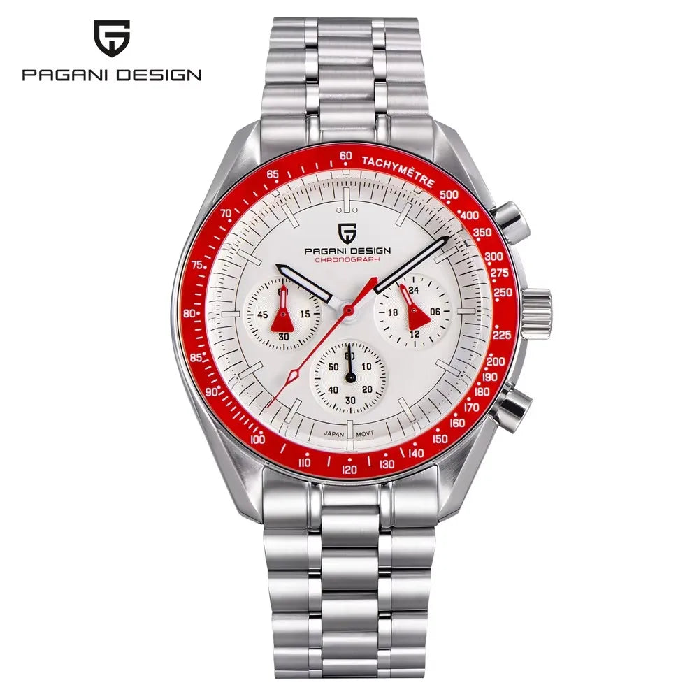 2025 New PAGANI DESIGN Moon V6 Men's Watch – Luxury Chronograph Quartz Timepiece with Sapphire Mirror - Image 12