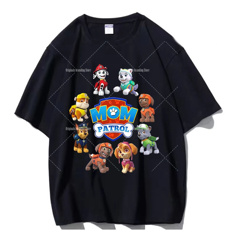 Paw Patrol Family T-Shirts – Matching Dad & Mom Cartoon Tees for Birthday Parties & Summer Outfits - Image 11