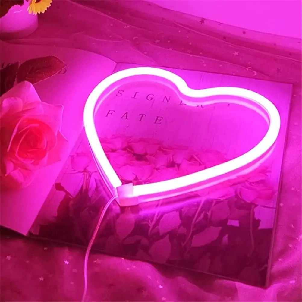 1PC Neon Heart Lights - Image 5