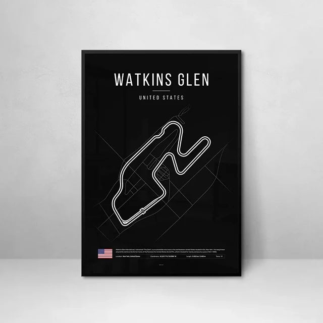 ROSHK F1 World Race Track Canvas Print – Modern Wall Art Poster for Racing Fans - Image 36