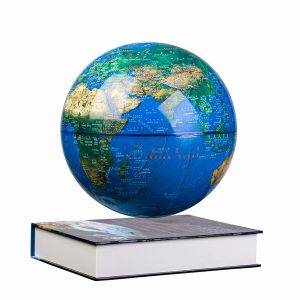 15cm Creative Circular Magnetic Levitation Globe – Floating Night Light & Educational Decor