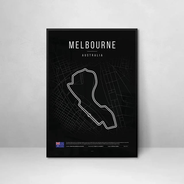 ROSHK F1 World Race Track Canvas Print – Modern Wall Art Poster for Racing Fans - Image 22