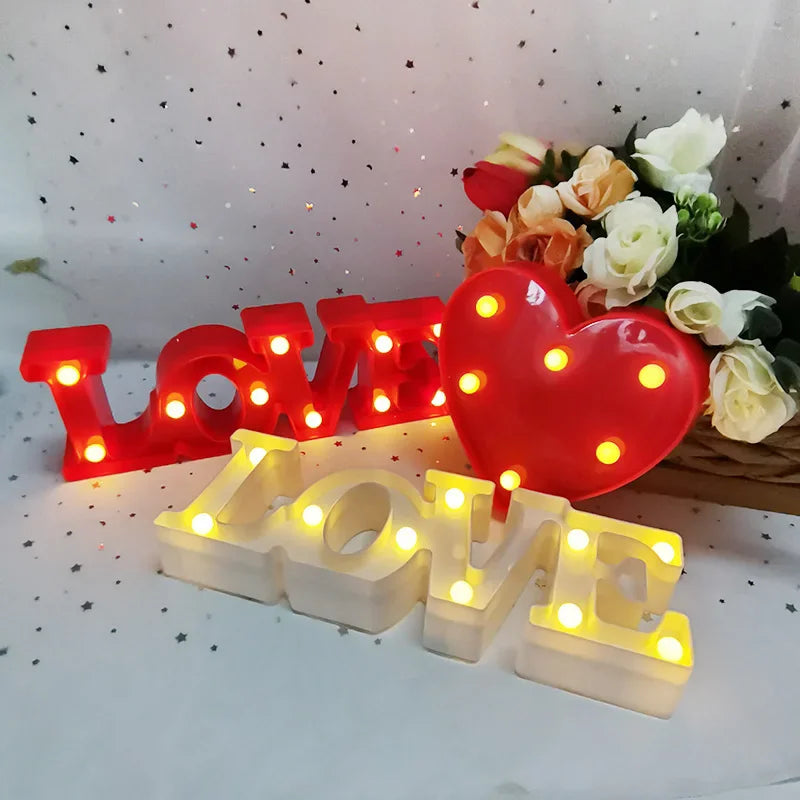 Love Heart LED Lamp – Romantic Night Light for Wedding, Birthday, Christmas & Valentine’s Day - Image 3