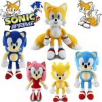 30cm Sonic Plush Toy – Soft Stuffed Doll Featuring Sonic, Amy Rose, Knuckles & Tails