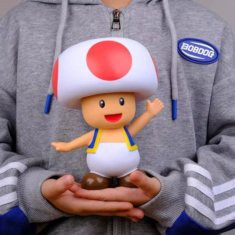 23cm Super Mario Bros PVC Action Figures – Luigi, Bowser, Yoshi Collectible Model Toys - Image 4