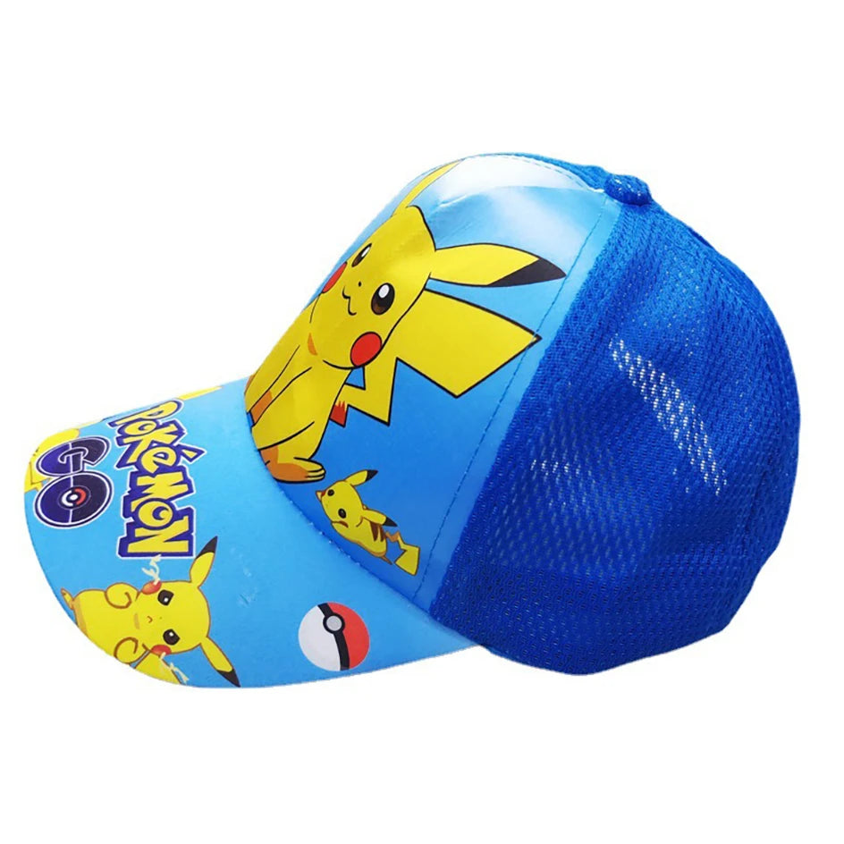 Pokémon Pikachu Baseball Cap – Cute Anime Sunhat for Kids, Outdoor Fun & Birthday Gifts - Image 6