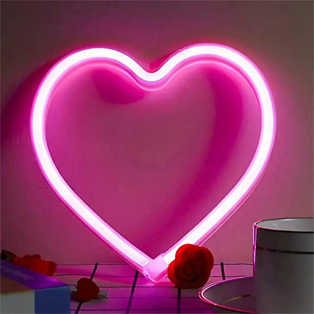 1PC Neon Heart Lights - Image 3