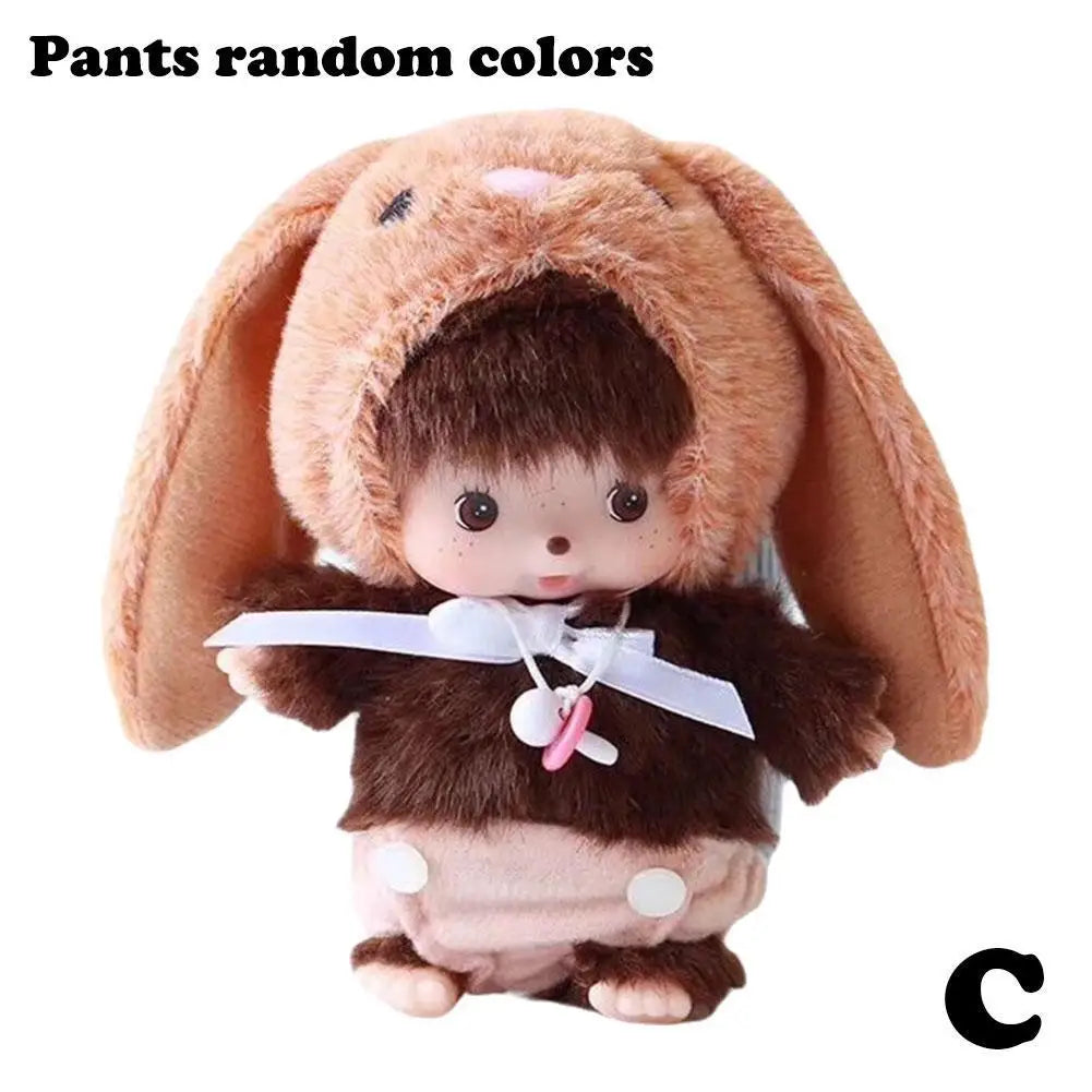 15cm Monkey Plush Doll – Cute Mochi-Style Toy & Bag Pendant for Kids, Couples & Birthday Gifts - Image 7