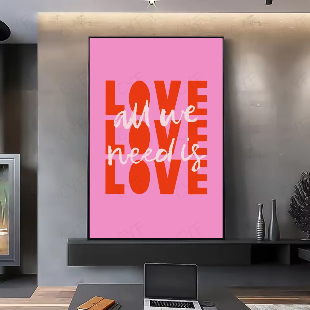Minimalist Sunny Eclectic Love Quotes Poster – HD Waterproof Wall Art for Home & Living Spaces - Image 9