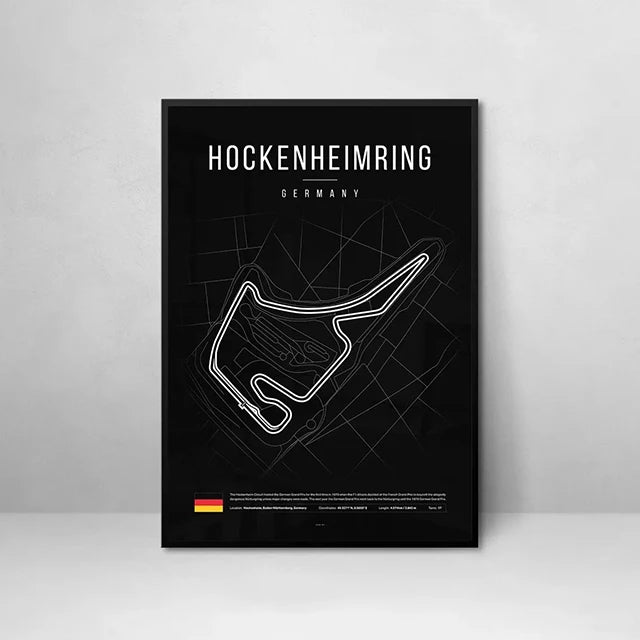 ROSHK F1 World Race Track Canvas Print – Modern Wall Art Poster for Racing Fans - Image 40