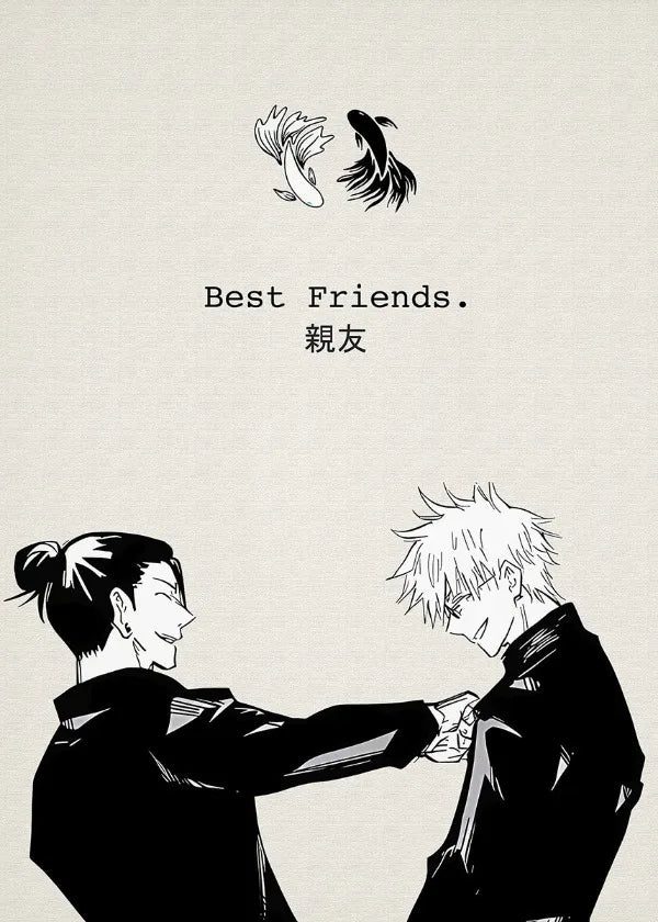 Popular Anime Posters – Vagabond & Jujutsu Kaisen Minimalist Canvas Wall Art for Fans - Image 17